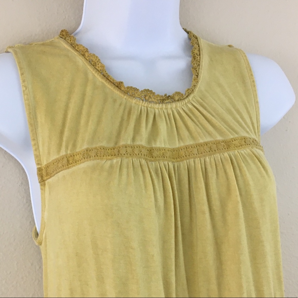Ava James Mineral Washed Tiered Tank - Picture 3 of 6